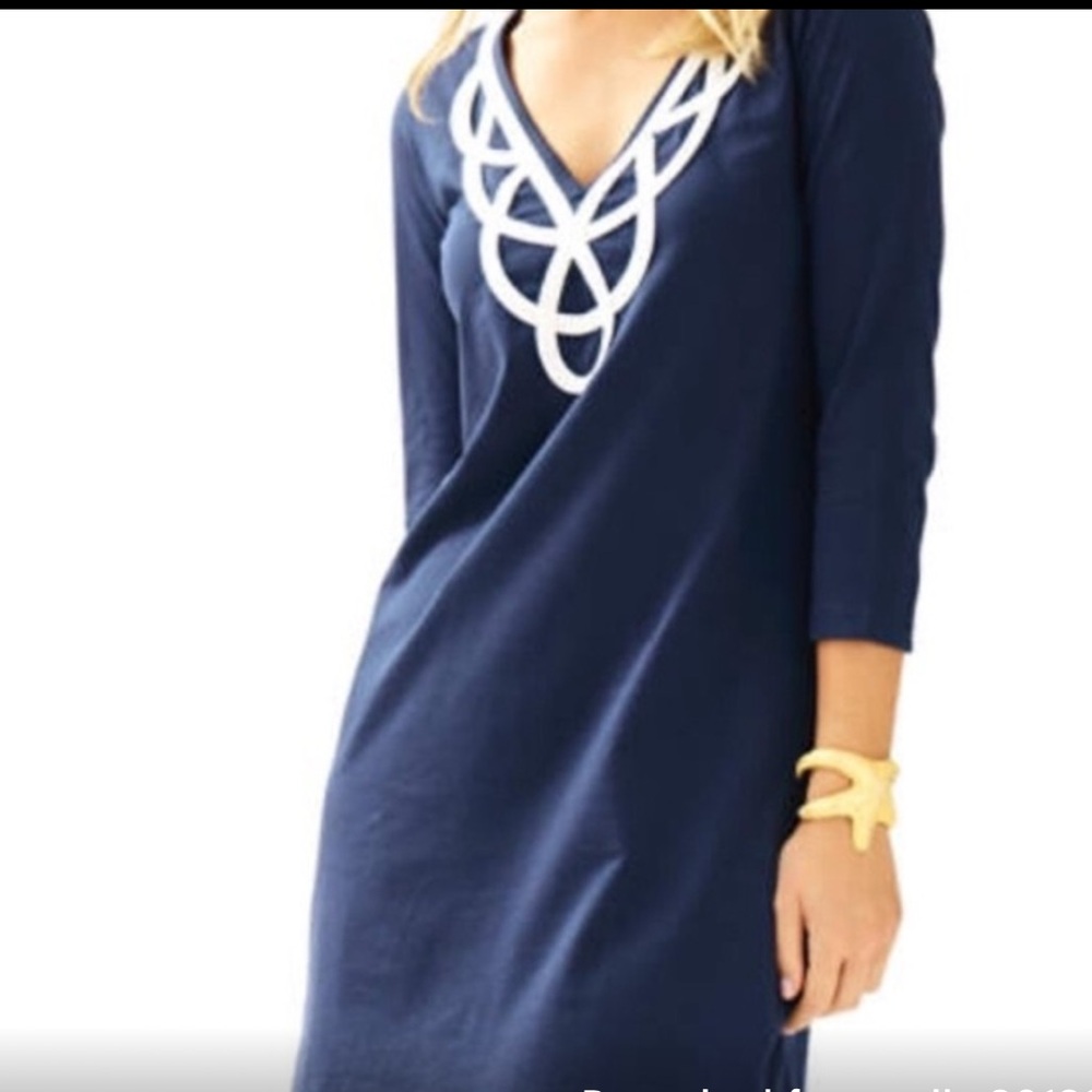 Lilly Pulitzer Navy Dress / Coverup